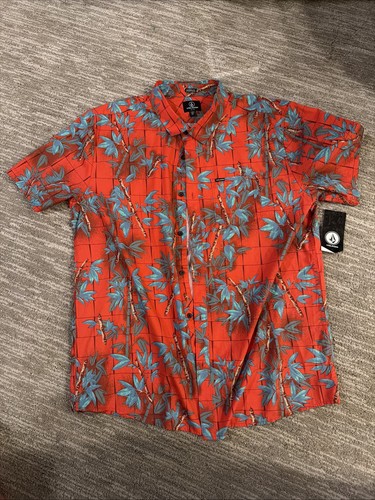 Camicia volcom bambù floreale - camicia,